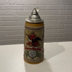 Anheuser Busch King of Beers Ceramarte Brazil Beer Stein Mug A Series